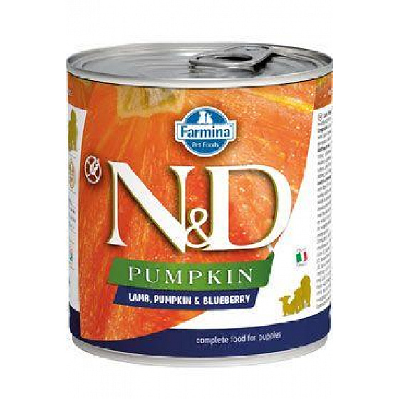 N&D DOG PUMPKIN Puppy Bárány & Áfonya 285g