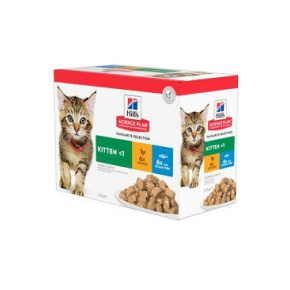 Hill Fel. SP Kitten Chicken&Ocean hal Pocket 12x85g