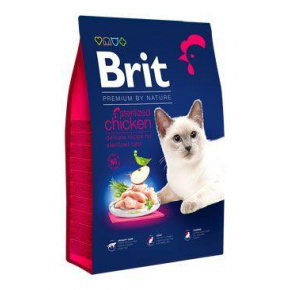 Brit Premium Cat by Nature Sterilizált csirke 8kg