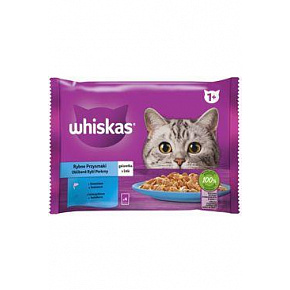 Whiskas tasak Core halválogatás aszpikban 4x85g