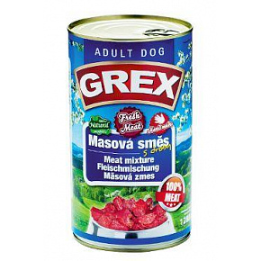 GRAND Dog konz. Grex Adult húskeverék 1280g GRAND Dog konz. Grex Adult húskeverék 1280g