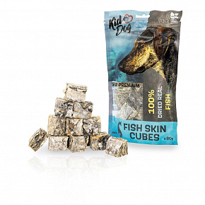 KIDDOG SUPER PREMIUM 100% hal kockák - tőkehal bőre 80 g