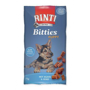 Rinti Dog Extra Bits Puppy csirke + marha 75g