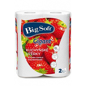 Big Soft Gigant konyhai papírtörlők, 2 rétegű, 2 db
