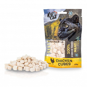 KIDCAT SUPER PREMIUM 100% fagyasztva szárított CHICKEN CUBES - fagyasztva szárított csirkehús, 25 g KIDCAT SUPER PREMIUM 100% fagyasztva szárított CHICKEN CUBES - fagyasztva szárított csirkehús, 25 g