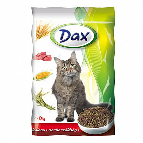 DAX Cat marha+baromfi granulátum zöldséggel 10kg