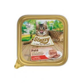 Stuzzy Cat tub Adult Paté marhahús 100g