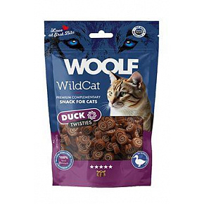 WOOLF WildCat Twisties Snack Duck 50g
