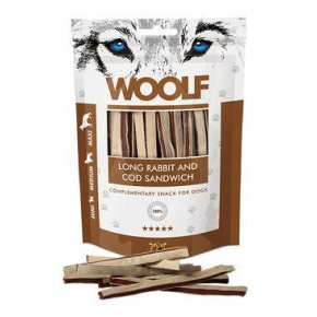 WOOLF puha Rabbit&Cod szendvics hosszú 100g