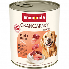 GRANCARNO Adult - marhahús, csirke 800g