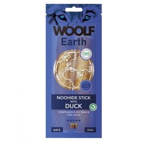 Pamlsok Woolf Dogf Earth NOOHIDE L Sticks kacsával 85 g