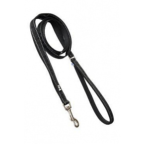 Póráz Hurtta Casual Fényvisszaverő ECO fekete 180cm/20mm