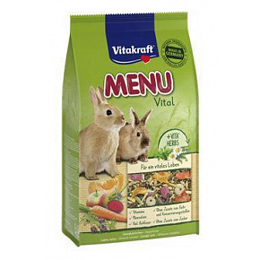 Vitakraft rágcsáló nyúltáp. Menu Vital 500g
