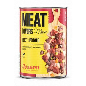 Josera Dog konz.Meat Lovers Menu Marhahús burgonyával 400g