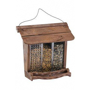 Kültéri műanyag etető JOK 11 dekor fa FP