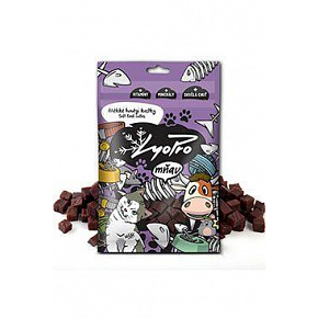 Lyopro Cat származás. szárított puha marhahús kockák 70g Lyopro Cat származás. szárított puha marhahús kockák 70g