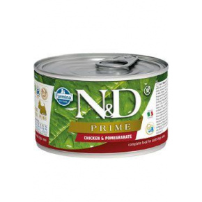 N&D DOG PRIME Adult csirke és gránátalma Mini 140g