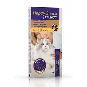 Feliway Happy Snack Csirke 6x15g
