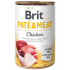 Brit Paté & Meat Csirke 400 g konzerv