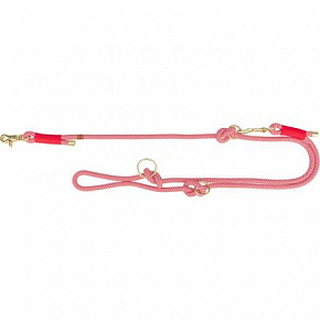 Soft Rope hosszabbító kerek szövött póráz, piros/krém Soft Rope hosszabbító kerek szövött póráz, piros/krém