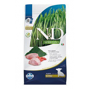 Farmina N&D kutya SPIRULINA (GF) kölyök mini, bárány 2 kg