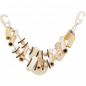 Függő bambuszhíd díszekkel 45 cm