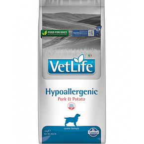 Vet Life Natural DOG Hypo sertéshús és burgonya 12kg Vet Life Natural DOG Hypo sertéshús és burgonya 12kg