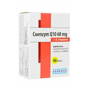 Koenzim Q 10 60mg + E-vitamin Generica 60 kapszula