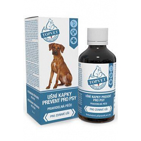 TOPVET Prevent fülcsepp kutyáknak 50ml TOPVET Prevent fülcsepp kutyáknak 50ml