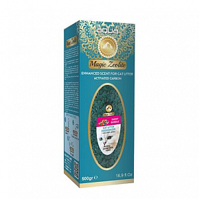 AQUA Magic Zeolite BUBBLE GUM - szemcsés dezodor macska WC-re, 500 g