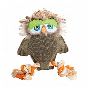 Bagoly kötéllel, 28 cm, masszív kutyajáték, szövött anyag, HipHop Dog Bagoly kötéllel, 28 cm, masszív kutyajáték, szövött anyag, HipHop Dog