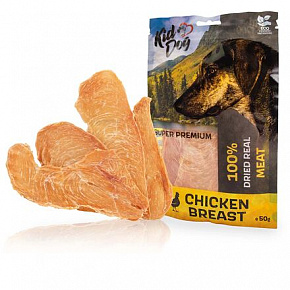 KIDDOG SUPER PREMIUM 100% csirkemell, vékony szeletek 50 g