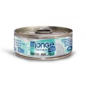 MONGE NATURAL tenger gyümölcsei csirkehússal macskáknak 80 g