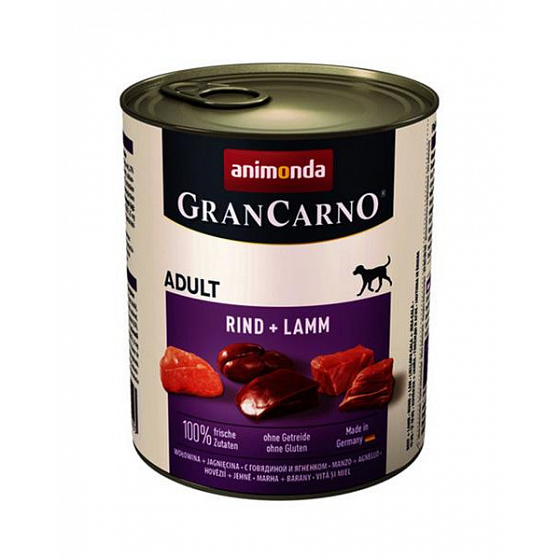 Animonda kutya GRANCARNO konz. Felnőtt marha/bárány 800g