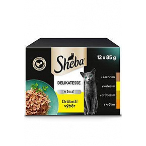 Sheba zseb Baromfi zselében 12x85g