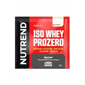 Nutrend ISO WHEY PROZERO fehér csokoládé 25g