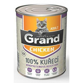 GRAND Macska konz. Deluxe Adult csirke 400g