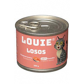 Louie Cat konz. Lazac prebiotikumokkal 200g Louie Cat konz. Lazac prebiotikumokkal 200g