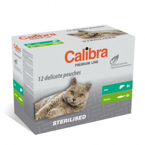 Calibra Prémium macska sterilizált multipack 12 x 100 g