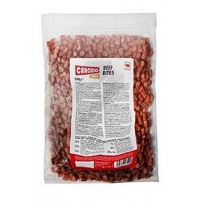 CARODO Dog származás. Marhahús darabok 500g CARODO Dog származás. Marhahús darabok 500g