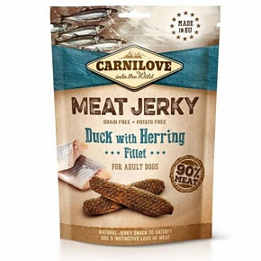 Carnilove kutya szárított kacsa és hering filé 100g
