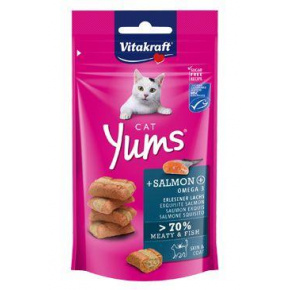 Vitakraft macskaeledel Yums lazac 40g