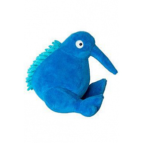 Kutyajáték PLUSH plüss, nyikorgó, kék 16cm Kiwi