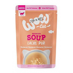 WOW Cat tasak Adult Soup lazacleves 40g WOW Cat tasak Adult Soup lazacleves 40g
