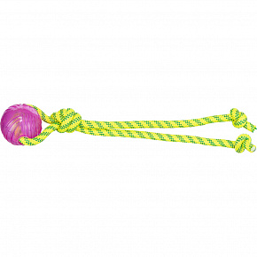 Aqua Toy kötél gumilabdával, úszó, 6 × 40 cm, poliészter/TPR