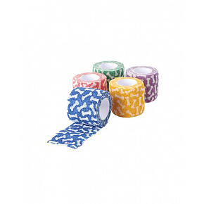 KRUUSE Fun-Flex Bones kötszer 10 cm x 4,5 m, 10 db