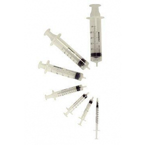 Injekciós fecskendő Kruuse 5ml 2-részes Centr. 100 db