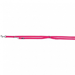 PREMIUM hosszabbítható póráz, fukszia