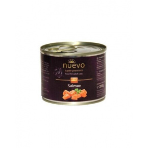 NUEVO cat Adult Salmon bal. 6 x 200 g-os konzervdoboz