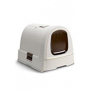 Curver WC macska beltéri ház Rattan 39x39x51cm vintage Curver WC macska beltéri ház Rattan 39x39x51cm vintage